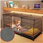 VIOLK Cage XXL Grand Chien Niche Extérieur Avec Coussin - Box Grillagé Diverses Tailles Pour Intérieur Et Maison (Taille : 145 *
