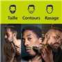 Philips OneBlade pour le Visage, Taillez, Stylisez et Rasez, 5 Peignes (Modèle QP2630/30)