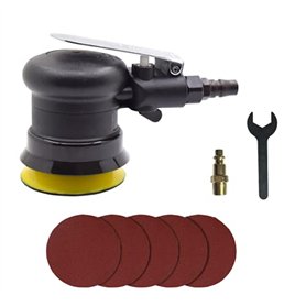 Outils pneumatiques Mini Air Palm Ponceuse orbitale aléatoire 75 mm Cercle Rond pour carrosserie automobile