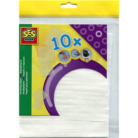 SES - 00786 - Loisir Créatif - 10 Feuilles Papier pour Perles à Repasser