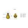 RIVERWELD Corps de Collet Diffuseur de Gaz TIG 13N 45V série Coupes en Verre Transparent Buse en Quartz 10# 16,0mm, 12# 20,0mm 4