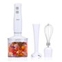 apina Mixeur Plongeant Set - Mixeur Plongeant avec Hachoir - Batteur Électrique - Blender - Fouet - 400W - Blanc
