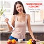apina Mixeur Plongeant Set - Mixeur Plongeant avec Hachoir - Batteur Électrique - Blender - Fouet - 400W - Blanc