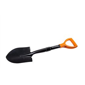 BLACK+DECKER Pelle - 67 cm - 800 g - Inoxydable - Tête en Acier au Carbone et Manche en Fibre de Verre - Noir