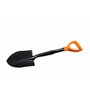 BLACK+DECKER Pelle - 67 cm - 800 g - Inoxydable - Tête en Acier au Carbone et Manche en Fibre de Verre - Noir