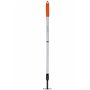 BLACK+DECKER Râteau Jardin à 5 Dents - Haute Réglable de 66 à 100 CM - Outillage de Jardin - Acier au Carbone, Fibre de Verre et