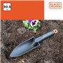 BLACK+DECKER Mini Pelle avec Indication de Mesure - Pelle de Jardin 30,5 cm - Outils Jardinage - Truelle Polypropylène - Noir/Or