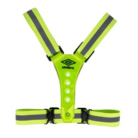 UMBRO Gilet de sécurité Unisexe avec réflecteurs et lumière de Course