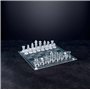 Arti Casa Échiquier - Lot de 33 pièces - 25 x 25 cm - 900 g - Verre