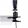 Grundig Anneau lumineux avec clip - Selfie Light RGB et lumière blanche - ⌀16 cm - Cou flexible - 48 LED