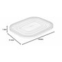 Mepal - Cirqula Couvercle pour Micro-ondes Rectangulaire - Couvercle Résistant à la Chaleur - Pour le Récipient des Aliments Cir
