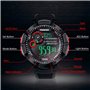 BANGLIN Montre Résistant l'eau 10 ATM 100m Lumineux Montre de Natation Submersible avec Fonctions Réveil, Chronographe, Double F