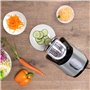 alpina Mandoline Cuisine Électrique - Coupe Legumes Multifonctions - Hachoir Électrique en Acier Inoxydable - Mandoline Coupe-Lé