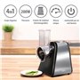 alpina Mandoline Cuisine Électrique - Coupe Legumes Multifonctions - Hachoir Électrique en Acier Inoxydable - Mandoline Coupe-Lé