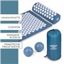Umbro Tapis Acupression - Tapis Champ de Fleurs - Acupression pour la Detente - Tapis de Massage avec Balle a Picot - Tapis Fleu
