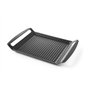 HENDI Plaque plancha à griller, avec fond à induction, grill pour plaque de cuisson à induction, poêle à griller avec 2 poignées