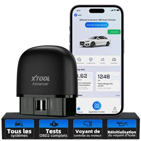 XTOOL AD20 Pro Valise Diagnostic Auto Francais Lecteur BT de Code OBD2 Scanner de Diagnostic Voiture sans Fil avec Analyse compl
