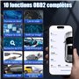 XTOOL AD20 Pro Valise Diagnostic Auto Francais Lecteur BT de Code OBD2 Scanner de Diagnostic Voiture sans Fil avec Analyse compl