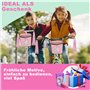 Panier de vélo rose pour enfants - Sacoche de guidon pour enfant - Panier avant pour vélo d'enfant - Sac de vélo pour enfant ave