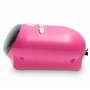 Ices ICR-210 Rose -Tuner PLL-FM- Haut-parleurs intégrés- Radio-réveil- Fonctionnement sur piles- Écran LED- Double fonction d'al