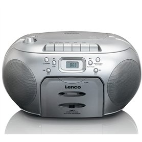 Lenco SCD-42 Argent - Systèmes stéréo portables (FM