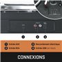 Lenco Platine Vinyle Bluetooth LS-55 - Tourne-disque avec haut-parleurs intégrés - Encodage direct MP3 sur support de stockage -