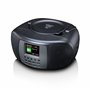 Lenco SCD-860 - Radio CD Portable - Radio Dab+ et FM - Bluetooth - Lecteur CD à Chargement par Le Haut - écran 2,4 TFT - Deux al