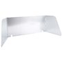 Bo-Camp - Paravent rëchaud - Universel - Réglable - Acier, Argent