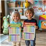 Lot de 4 Posters Table de Multiplication 42×28 cm – Affiches Éducatives Mathématiques avec Addition, Soustraction, Multiplicatio