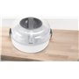 Alecto Stérilisateur à micro-ondes BW-04 pour jusqu'à 4 biberons de 150 ml, tire-lait, pots, tasses et couverts - Avec pince à b