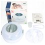 Alecto Stérilisateur à micro-ondes BW-04 pour jusqu'à 4 biberons de 150 ml, tire-lait, pots, tasses et couverts - Avec pince à b