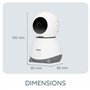 Alecto Babyphone WiFi avec caméra - Visiophone Bebe avec caméra et WLAN - SMARTBABY10 Moniteur Vidéo pour Bébé avec Vision Noctu
