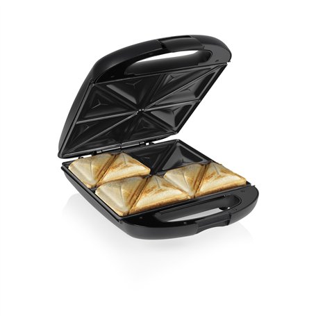 Tristar Sandwich Maker XL - 4 sandwiches à la fois - Revêtement antiadhésif - Protection contre la surchauffe - Facile à utilise