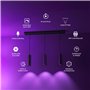 CALEX Suspension Intelligente - Smart GU10-3 Lumières - Noir Mat - Aluminium - Spots Orientables - Installation Facile