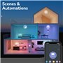 CALEX Suspension Intelligente - Smart GU10-3 Lumières - Noir Mat - Aluminium - Spots Orientables - Installation Facile