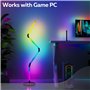 CALEX Smart Gaming - Ruban LED Gaming Neon Flex - Compatible Razer Chroma - Smart Home - Synchronisation RGBIC pour PC - Fixatio