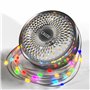 CALEX Guirlande lumineuse rechargeable et rétractable alimentée par piles RVB et lumière blanche chaude pour jardin