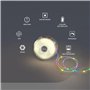 CALEX Guirlande lumineuse rechargeable et rétractable alimentée par piles RVB et lumière blanche chaude pour jardin, terrasse, c