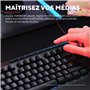 Trust Gaming GXT 836 Evocx Clavier Gamer AZERTY Français Filaire USB, 78% de Plastiques Recyclés, Éclairage LED RGB, 25 Touches 