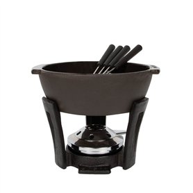 Boska Service à Fondue Party Pro - Fondue au fromage - appareil à fondue - En fonte - Convient à chaque cuisinière - appareil à