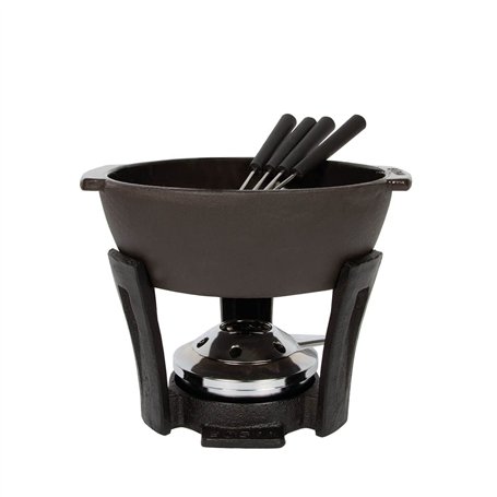 Boska Service à Fondue Party Pro - Fondue au fromage - appareil à fondue - En fonte - Convient à chaque cuisinière - appareil à