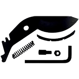 DURAN - Lame de Rechange pour Sécateur à Galet de Jardin - Boulon - Ressort - Protège-Enclume en Plastique PP - Une Clef BTR pou