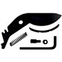 DURAN - Lame de Rechange pour Sécateur à Galet de Jardin - Boulon - Ressort - Protège-Enclume en Plastique PP - Une Clef BTR pou