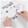 Parure de bijoux Disney Princess : bracelets à breloques avec motifs de princesses et rubans Disney - Cadeau pour fille à partir