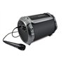Caliber Karaoké complet - Haut parleur avec microphone - Bluetooth - FM - USB - SD - Autonomie 6h - Puissance 15 W - Noir