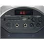 Caliber Karaoké complet - Haut parleur avec microphone - Bluetooth - FM - USB - SD - Autonomie 6h - Puissance 15 W - Noir