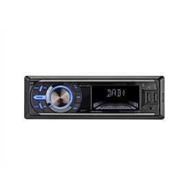 Caliber Autoradio - Radio Voiture avec Chargeur USB - AUX - FM - SD - USB - avec télécommande - Sortie RCA - Noir - 1 Din