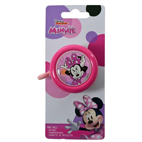 Volare Minnie Sonnette de vélo Rose Fixation guidon