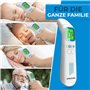 GRUNDIG Thermomètre fébrile gagnant du test – pas de frais de suivi – Thermomètre pour bébés, enfants et adultes – Fièvre numéri
