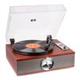 Fenton RP180 Platine Vinyle Lecteur CD Design Retro - Bois Foncé